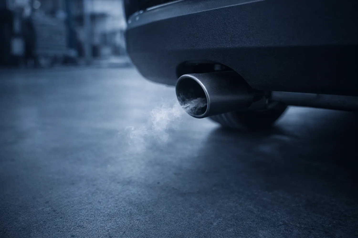 Fumée d’échappement diesel lors d’un démarrage à froid